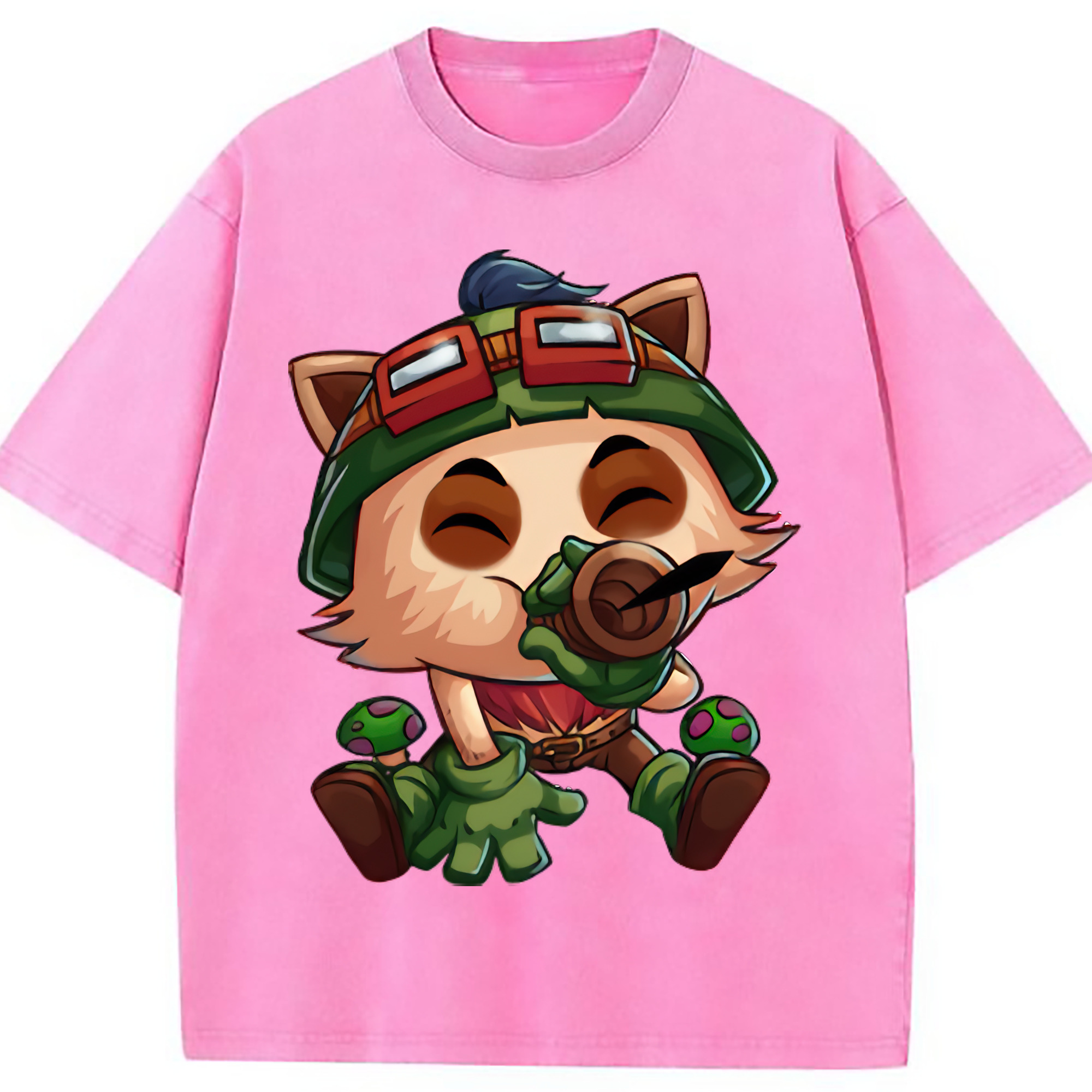 （画像用） リーグ・オブ・レジェンド League of Legends LOL 綿100% ヴィンテージ風 半袖Tシャツ（フロントプリント）